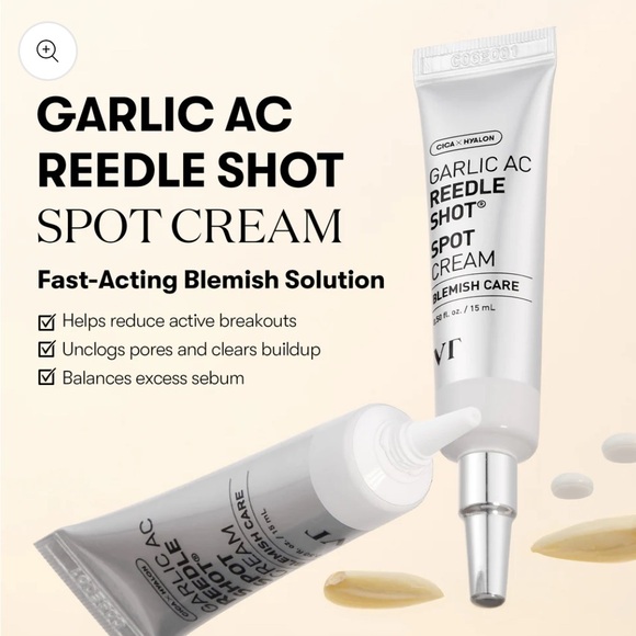 VT Cosmetics Garlic AC Reedle Shot Spot Cream NWT - Picture 2 of 7